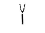 Dkeniz Anhänger mit Kette Edelstahl BLACK PURE-O