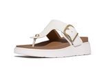Fitflop Gen-FF Zehentrenner Leder Damen Urban Weiß Sandalen