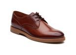 Base London Strand Schnürschuhe aus Leder für Männer in verbranntem Tan