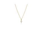 Lyomi Anhänger 585/- Gelbgold Kreuz 11 synth. Diam. 0,09ct.