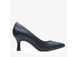 Kataleyna Gem Navy Leder Schuhe