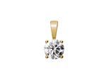 Lyomi Anhänger 585/- Gelbgold 1 synth. Diam. 1,0 ct.