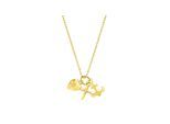 Fascination by Ellen K. Anhänger mit Kette 375/- Gelbgold Glaube,Liebe,Hoffnung