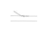 Diamonds by Ellen K. Halskette Silber 925 mit 1x Diamant 0,008ct. Buchstabe M