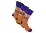 3 Paare Herren Novelty Baumwollreiche Sprüche Socken | Lustige Essen- und Getränke-Slogans | Geschenkidee