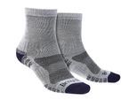 Bridgedale - Herren Wandern leichte Merino Socken - Silber / Marine