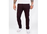 Rock Creek Stoffhose Weinrot