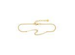 cai Armband 925/- Sterling Silber vergoldet Topas