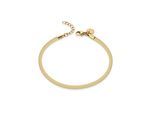 Zeeme Stainless Steel Armband Stahl PVD gelb 18+2cm