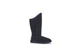 Gemütliche hohe schwarze Stiefel