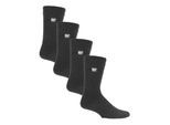 Heat Holders Ultra Lite - 4 Paar Multipack Mens Thermal Socks | Ultra Thin Warm Socks for Dress Socks in Winter - Charcoal