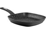Steakpfanne CS KOCH-SYSTEME "Marburg", schwarz, B:28cm L:28cm Ø:28cm, Pfannen, Induktion
