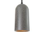 PACO HOME Pendelleuchte "ALTONA", grau (anthrazit), 1, Ø 10cm, Leuchten, LED, E27, Lampe Für Wohnzimmer Esszimmer Küche, Höhenverstellbar, Pendelleuchte