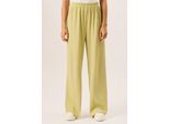 Strukturierte Pull-On-Hose mit weitem Bein