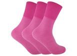 3 Pack Damen nicht elastische thermische diabetische Socken für schlechte Durchblutung