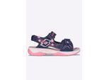 Sandale LOTTO, Mädchen, Gr. 31, navy, pink, Synthetik, Schuhe Sandale, - mit blinkenden LEDs im Obermaterial