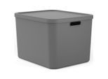 Rotho Aufbewahrungsbox , Anthrazit , Kunststoff , 40.5x34x48.9 cm , Tragegriff, stapelbar , Ordnen & Aufbewahren, Deko- & Aufbewahrungsboxen, sonstige Boxen