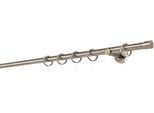 Gardinenstange MYDECO "20mm Cap Wandträger 6,5 cm", braun (bronzefarben), L:120cm, Gardinenstangen, Gardinenstange