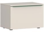 Nachtkommode TOM TAILOR HOME "COLOR PUZZLE - Schublade mit farbigem Griff", beige (light taupe), B:55cm H:38cm T:42cm, Holzwerkstoff, Melamin, Spanplatte, Sideboards, Nachtkommode, Nachttisch mit Schublade, Softclose