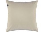 Dekokissen "Soul" Gr. 1, beige (beige, natur, sanftes weiß, unifarben), B:44cm H:0,5cm L:44cm, Polyester, SCHÖNER WOHNEN-KOLLEKTION, Dekokissen_Sitzkissen_Kissenhüllen, Dekokissen