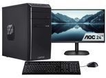 CAPTIVA Business-PC-Komplettsystem "Power Starter R75-514 TFT Bundle", Energieeffizienz: E, schwarz, Microsoft Windows 11 Home (64 Bit), 32 GB RAM 1.000 GB SSD, Computer_Komplettsysteme, Business-PC-Komplettsystem