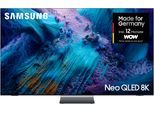 SAMSUNG QLED-Fernseher "GQ75QN990FT QLED Mini LED-Fernseher", Energieeffizienz: G, schwarz, 75 ″, Fernseher, 8K AI Upscaling Pro & Glare Free, Wireless One Connect Box, Art Store, QLED-Fernseher