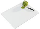 Tranchierbrett KESPER "Profi", weiß, B:38cm H:1,2cm L:50cm, Kunststoff, Schneidebretter, Tranchierbrett, Gr. 50 x 38 cm