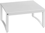Schrankeinsatz MAXIMEX "Teleskop", weiß, B:34cm H:15cm T:25cm, Eisen, Einlegeböden, Schrankeinsatz, ausziehbar von 30-54 cm, mehr Stauraum im Schrank, Tragkraft 5 kg