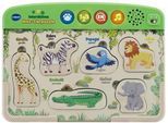 Steckpuzzle VTECH "VTechBaby, Interaktives Holz-Tierpuzzle", bunt, Puzzles, KinderB:29,3cm H:21,4cm, Holz, Kunststoff, Steckpuzzle, mit Soundeffekten, B:29,3cm H:21,4cm