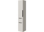 Hochschrank SAPHIR "2 Drehtüren, 1 Auszug mit Soft-Close", kaschmir matt, B:30cm H:168cm T:33cm, Holzwerkstoff, Schränke, Hochschrank