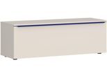 Lowboard TOM TAILOR HOME, beige (light taupe), B:110cm H:38cm T:42cm, Holzwerkstoff, Melamin, Spanplatte, Sideboards, Lowboard, Lowboard mit Breite 110 cm, viel Stauraum mit besonderem Farbkick