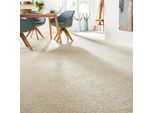 Teppichboden ANDIAMO "Verona, Velours, Gesamthöhe 6 mm, Luxusklasse LC2", beige (hellbeige), B:500cm L:500cm, Kunstfaser, Teppiche, Teppichboden, Uni Farben, Breite 400 cm oder 500 cm, strapazierfähig, pflegeleicht