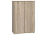 Kommode, Sonoma Eiche, Kunststoff, 2 Fächer, 73.7x111.1x34.8 cm, Typenauswahl, Beimöbel erhältlich, stehend, Wohnzimmer, Kommoden & Sideboards, Kommoden