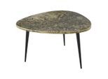 Modante Couchtisch, Schwarz, Metall, Holzwerkstoff, Metalloptik, Freiform, konisch, rund, 75x47x75 cm, Wohnzimmer, Wohnzimmertische, Couchtische, Couchtische Metall