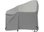 Grill-Schutzhülle TEPRO, grau, B:125,7cm H:119,4cm L:73,7cm, Polyester, Planen, BxLxH: 126x74x119 cm, für Smoker mittel