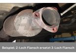 HJS Flansch, Abgasrohr 82007060 für Mercedes