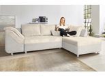 Ecksofa COLLECTION AB "Sally L-Form, B: 256 cm", beige, B:256cm H:87cm T:165cm, Microfaser PRIMABELLE (100% Polyester) / Struktur (80% Polyester, 20% Acryl);Struktur (80% Polyester, 20% Acryl);Kunstleder SOFTLUX / Struktur (80% Polyester, 20% Acryl);Microfaser PRIMABELLE (100% Polyester) / Cord (100% Polyester), Sofas, Ecksofa, 1 Zierkissen, optional Bettfunktion & Bettkasten