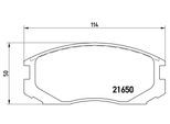 MAGNETI MARELLI Bremsbelagsatz, Scheibenbremse 363700454015 für Chrysler DAIHATSU PERODUA MITSUBISHI PROTON NISSAN TOYOTA