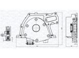 MAGNETI MARELLI Ölpumpe 351516000070 für OSCA BMW