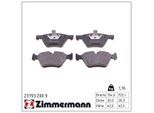 ZIMMERMANN Bremsbelagsatz, Scheibenbremse 237932009 Vorderachse für BMW (BRILLIANCE)