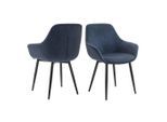 Mid.you , Dunkelblau , Textil , 64x86x59 cm ,