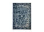Flair Rugs , Blau , Textil , Vintage , rechteckig , 200x290 cm , Reach, AZO-frei , für Fußbodenheizung geeignet, pflegeleicht , Teppiche & Böden, Teppiche, Webteppiche, Vintage Teppiche
