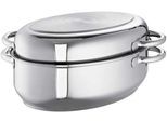 Bräter SCHULTE-UFER, silber (silberfarben), Ø:38cm, Töpfe, Induktion