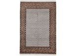 Orientteppich WOVEN ARTS "Mir, auch als Läufer", beige (creme), B:90cm H:15mm L:160cm, Wolle, Teppiche, handgeknüpft, Wohnzimmer, reine Wolle