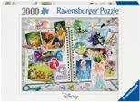 Puzzle RAVENSBURGER "Disney, Scrapbook", bunt, Puzzles, KinderB:98cm H:75cm, Pappe, Motiv, Made in Germany, B:98cm H:75cm