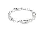 Charm-Armband THOMAS SABO "Charm Club Connect: mit drei Connect Links" Gr. 17, silber (silberfarben), Armbänder, Damen, 17, Silber 925 (recycelt), Charm-Armband