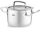 Kochtopf FISSLER "Original-Profi Collection", silber (silberfarben), B:29cm H:19cm L:35cm Ø:24cm, Töpfe, Kochtopf, Made in Germany