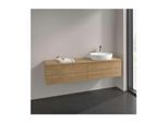 Villeroy und Boch Antao Waschtisch-Unterschrank K27151HN 160x36x50cm, Hahnloch, Waschbeckenplattenfarbe honey oak, honey oak