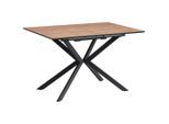 P & B Esstisch, Eiche, Metall, Holzwerkstoff, rechteckig, eckig, 80x76x120-160 cm, ausziehbar, Esszimmer, Tische, Esstische, Esstische ausziehbar