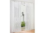 Gardine HEINE HOME Gr. 1, beige (creme), B:135cm H:145cm, Polyester, Gardinen, Gardine